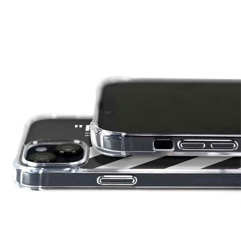 Black and White Stripes iPhone 15 Plus MagSafe Case
