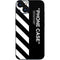 Black and White Stripes iPhone 15 Plus Skin