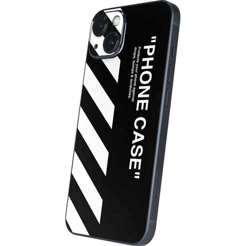 Black and White Stripes iPhone 14 Plus Skin