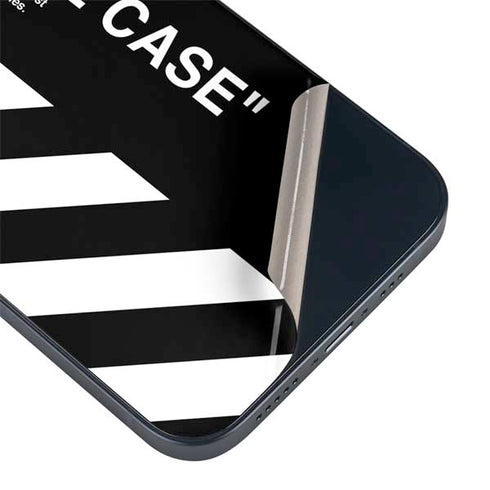 Black and White Stripes iPhone 14 Plus Skin