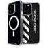 Black and White Stripes iPhone 15 Pro MagSafe Case