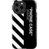 Black and White Stripes iPhone 15 Pro Max Impact Case