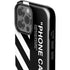 Black and White Stripes iPhone 15 Pro Max Impact Case