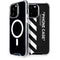 Black and White Stripes iPhone 15 Pro Max MagSafe Case