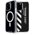 Black and White Stripes iPhone 15 Pro Max MagSafe Case