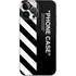 Black and White Stripes iPhone 14 Pro Max Skin