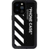 Black and White Stripes iPhone 14 Pro Max Waterproof Case