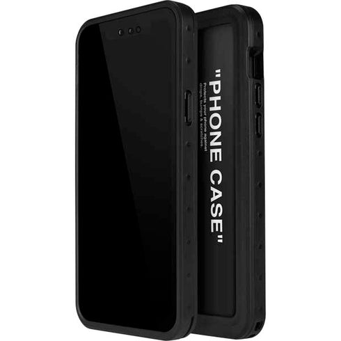 Black and White Stripes iPhone 14 Pro Max Waterproof Case