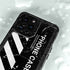 Black and White Stripes iPhone 14 Pro Max Waterproof Case