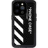 Black and White Stripes iPhone 14 Pro Waterproof Case