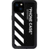 Black and White Stripes iPhone 15 Plus Waterproof Case