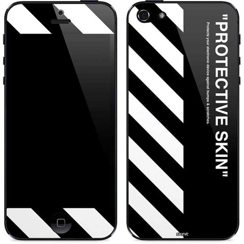 Black and White Stripes iPhone 5/5s/5SE Skin