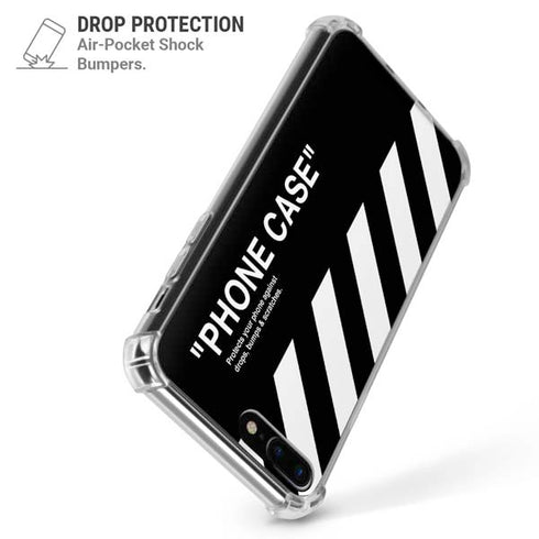 Black and White Stripes iPhone 7/8 Plus Clear Case