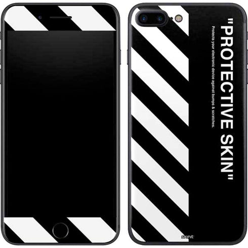 Black and White Stripes iPhone 7 Plus Skin