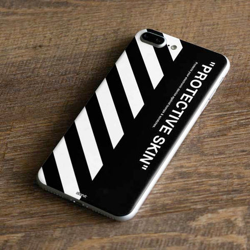 Black and White Stripes iPhone 7 Plus Skin
