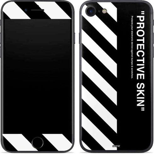 Black and White Stripes iPhone 7 Skin