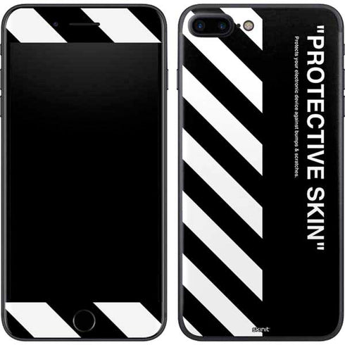 Black and White Stripes iPhone 8 Plus Skin