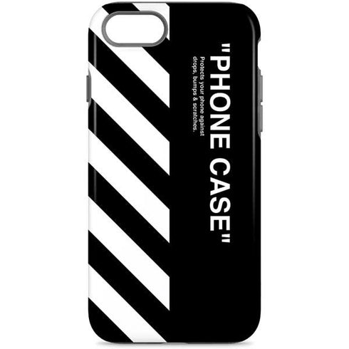 Black and White Stripes iPhone 8 Pro Case