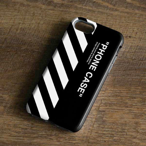 Black and White Stripes iPhone 8 Pro Case