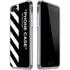 Black and White Stripes iPhone SE (2nd & 3rd Gen) Clear Case