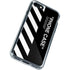 Black and White Stripes iPhone SE (2nd & 3rd Gen) Clear Case