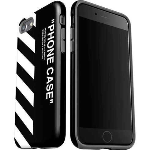 Black and White Stripes iPhone SE (2nd & 3rd Gen) Pro Case