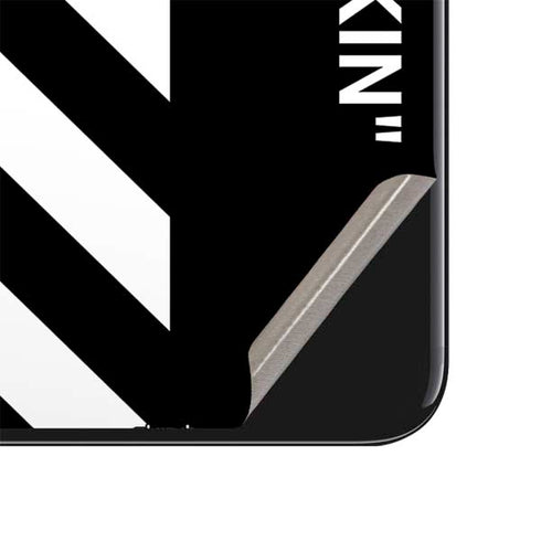 Black and White Stripes iPhone SE (2nd & 3rd Gen) Skin