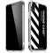 Black and White Stripes iPhone XR Clear Case