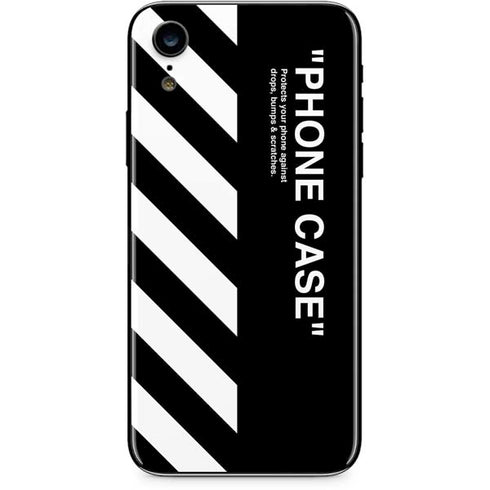 Black and White Stripes iPhone XR Skin