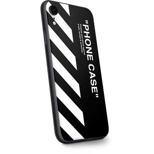 Black and White Stripes iPhone XR Skin