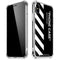 Black and White Stripes iPhone XS Max Clear Case