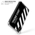 Black and White Stripes iPhone XS Max Clear Case