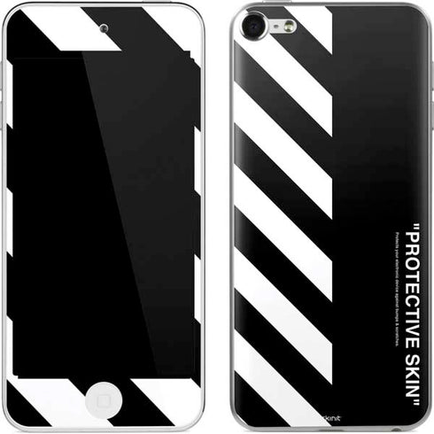 Black and White Stripes Apple iPod Skin