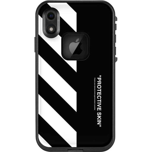 Black and White Stripes LifeProof Fre iPhone Skin