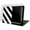 Black and White Stripes MacBook Pro 16in (2019-20) Case plus Skin