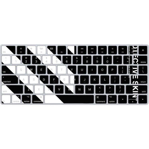 Black and White Stripes Magic Keyboard Skin