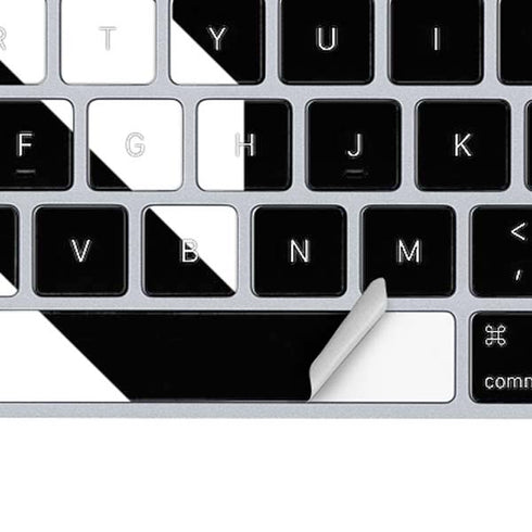 Black and White Stripes Magic Keyboard Skin