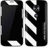 Black and White Stripes Moto E5 Play Skin