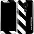 Black and White Stripes Moto E5 Plus Skin