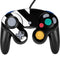 Black and White Stripes Nintendo GameCube Controller Skin