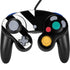 Black and White Stripes Nintendo GameCube Controller Skin