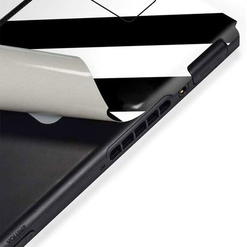 Black and White Stripes Nintendo Switch Bundle Skin