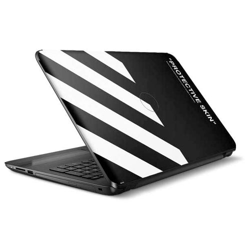 Black and White Stripes HP Notebook Skin
