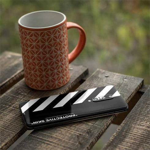 Black and White Stripes OnePlus 7 Pro Skin