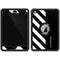Black and White Stripes Otterbox Defender iPad Skin