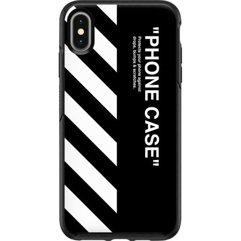 Black and White Stripes Otterbox Symmetry iPhone Skin