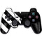 Black and White Stripes PS3 Dual Shock wireless controller Skin