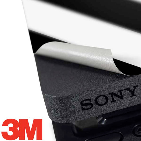 Black and White Stripes PS4 Slim Skin