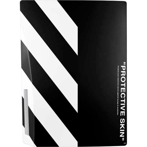 Black and White Stripes PS5 Bundle Skin