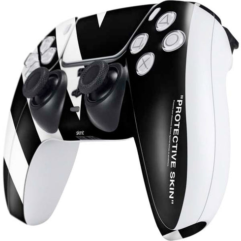 Black and White Stripes PS5 Controller Skin